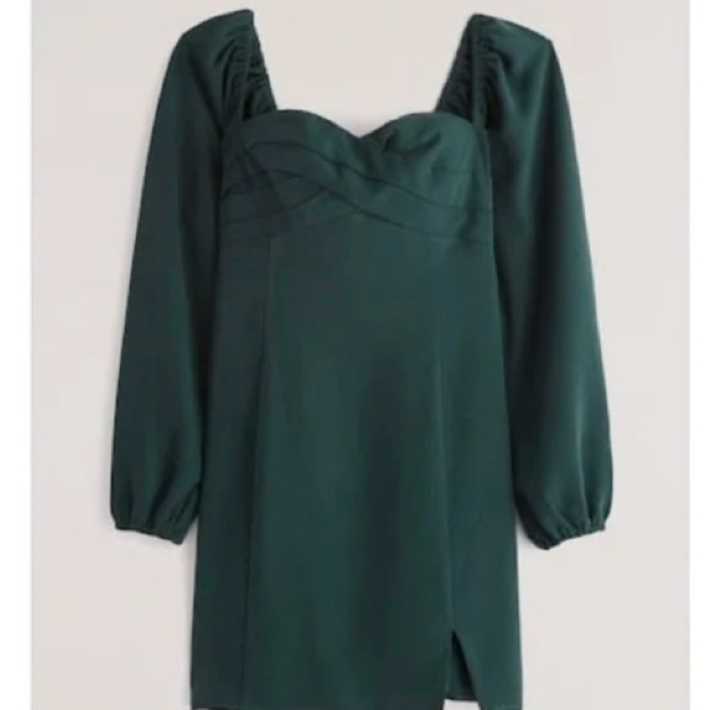Abercrombie Long Sleeve Square Neck Mini Dress